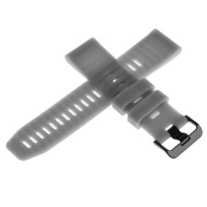 Pasek silikonowy - G22 - szary - 22 mm