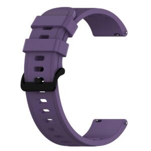 Pasek silikonowy - G24 - ciemnofioletowy - 22 mm