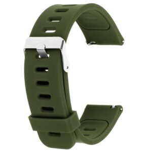 Pasek silikonowy - G27 - ciemnozielony - 22 mm