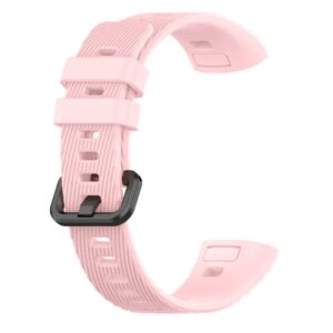 Pasek silikonowy - do Honor Band 3 pro / 4 pro - różowy