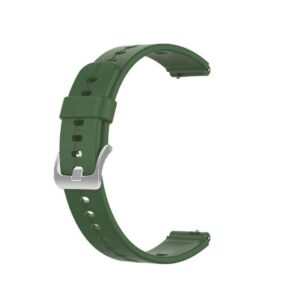 Pasek silikonowy - do Huawei Talkband B6 - ciemnozielony - 16 mm