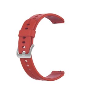 Pasek silikonowy - do Huawei Talkband B6 - czerwony - 16 mm