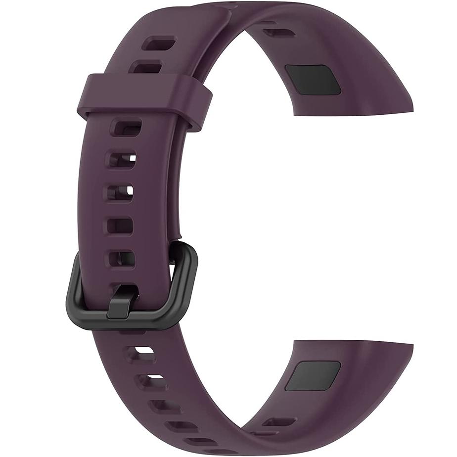 Pasek silikonowy - do Huawei Band 4 - ciemnofioletowy