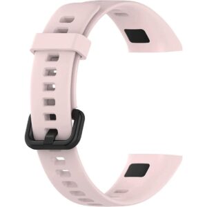 Pasek silikonowy - do Huawei Band 4 - różowy