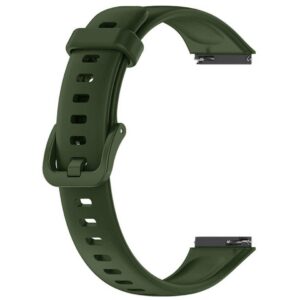 Pasek silikonowy - do Huawei Band 7 - ciemnozielony