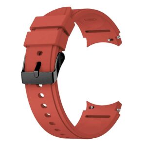 Pasek silikonowy - do Samsung Galaxy Watch 4 - czerwony - 20 mm
