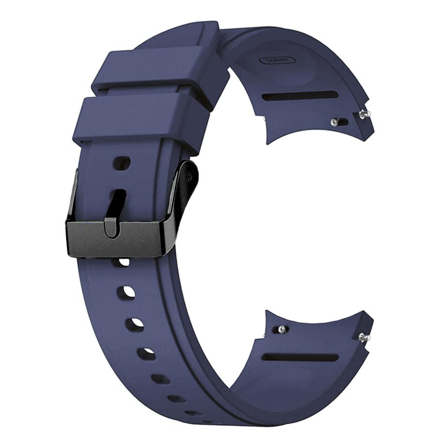 Pasek silikonowy - do Samsung Galaxy Watch 4 - granatowy - 20 mm