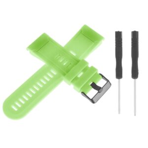 Pasek silikonowy - G08 - do Garmin - limonkowy - 26 mm