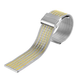 Bransoleta siatka Bizu - 14 mm - 2T IP złota
