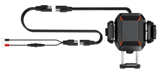 Anti-vibration motorcycle mount with phone charging - R24W-PD Damper