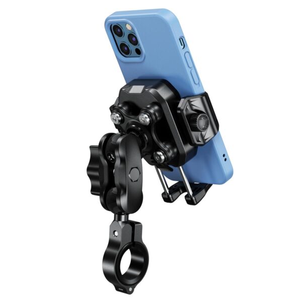 Anti-vibration motorcycle mount with phone charging - R24W-PD Damper