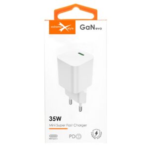 Travel charger USB Typ-C - eXtremestyle® - GaN evo - 35 W - TC35CGAN