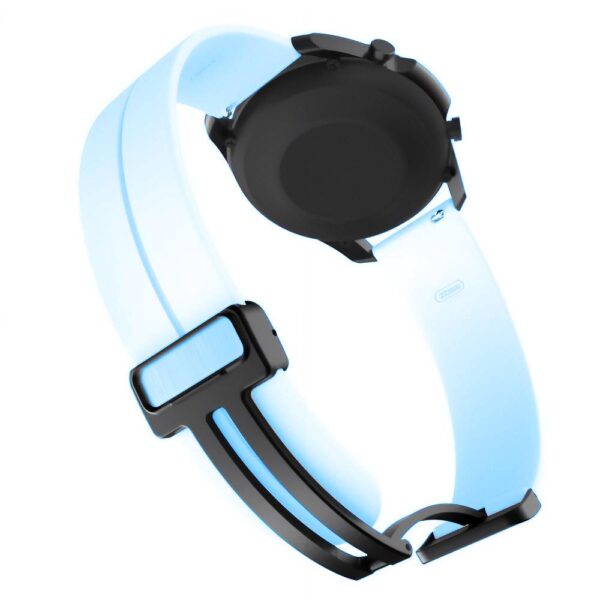 G32 22mm blue silicone strap