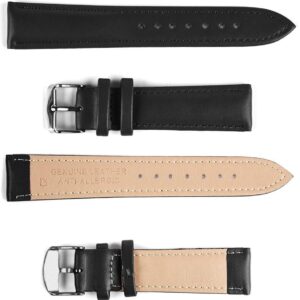 Pasek skórzany C2 - czarny - 10 mm