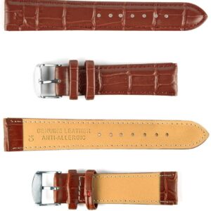 Pasek skórzany C4 - jasny brąz - 10 mm