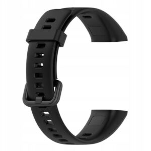 Pasek silikonowy - G01 - do Huawei Band - czarny