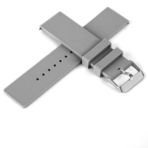 Pasek silikonowy S05 - szary - 18 mm
