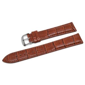 Pasek EcoClassic H01XL - jasny brąz - 18 mm