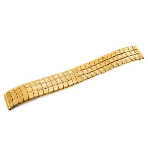 Bransoleta rozciągana - model 3 - długość 16 cm - IP złota - 18 mm
