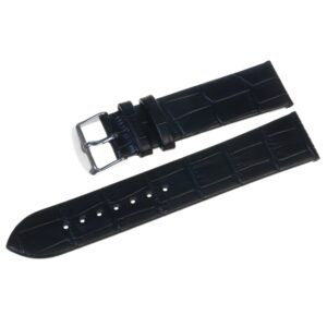 Pasek skórzany C25 - czarny - 20 mm