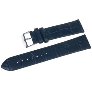 Pasek skórzany C25 - granatowy - 20 mm