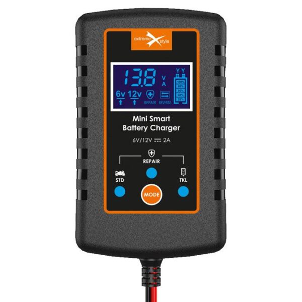 Inteligentna mini ładowarka prostownik 2w1 do akumulatorów - eXtreme® SBC-61220