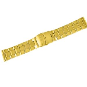 Bransoleta standard - model 3 - złota matowa - 22 mm