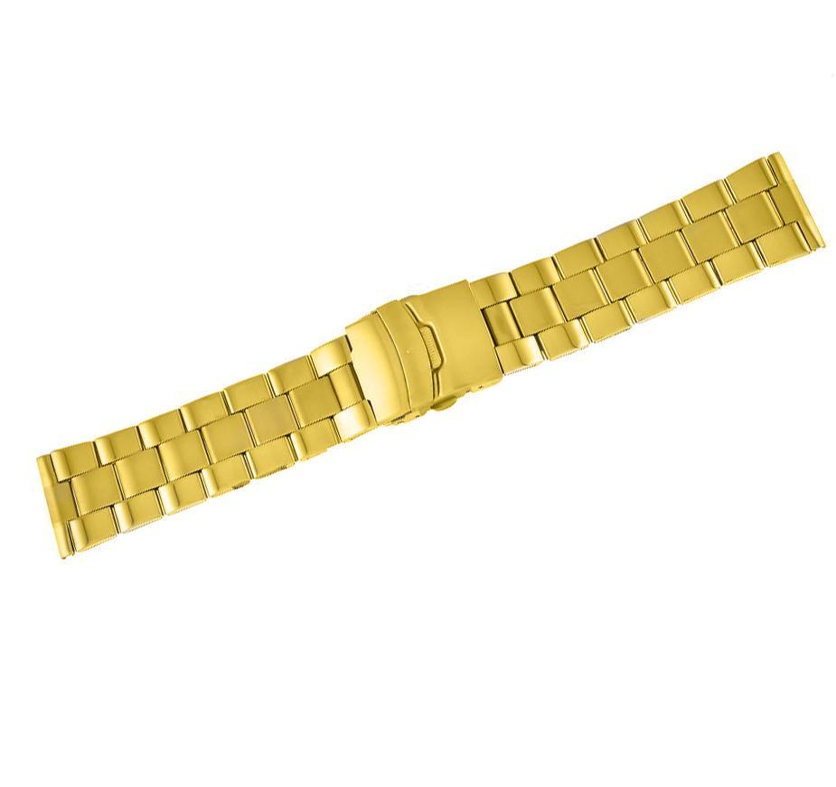 Bransoleta standard - model 3 - złota matowa - 22 mm