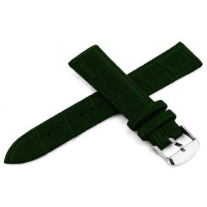 Pasek skórzany C1 - ciemnozielony - 10 mm